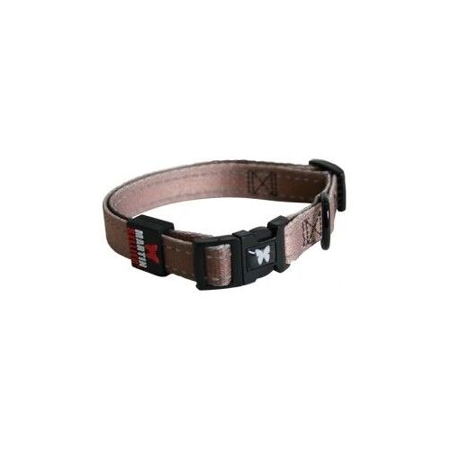 Collier Nylon Réglable - 45/65 Cm - Chocolat
