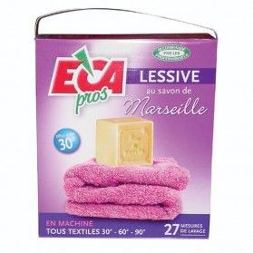 Lessive au savon de Marseille - x27 mesures