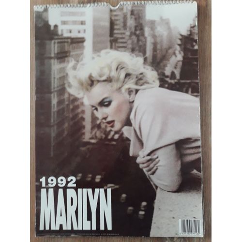 Calendrier Marilyn Monroe 1992