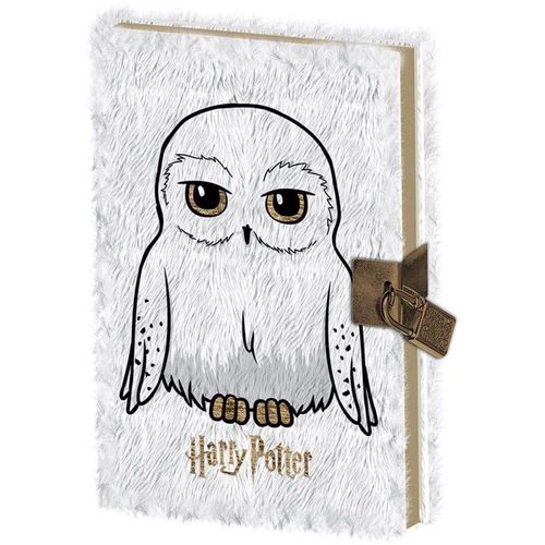 Journal Intime Hedwige Fourrure Harry Potter