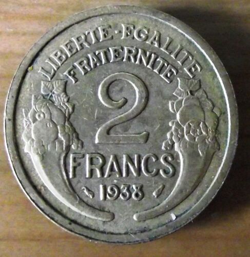 Pièce De 2 Francs 1938.Type Morlon