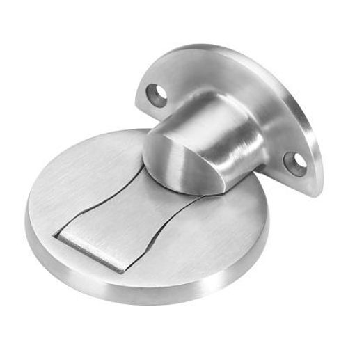 Butée de porte anti-collision à forte aspiration Argent