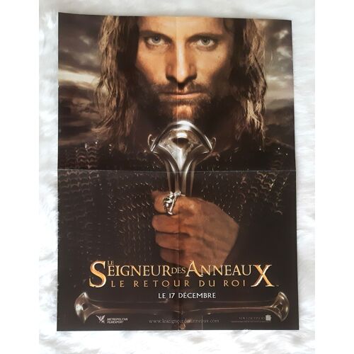 Poster Affiche Magazine Revue Cinema Le Seigneur Des Anneaux Le Retour Du Roi 54x42cm