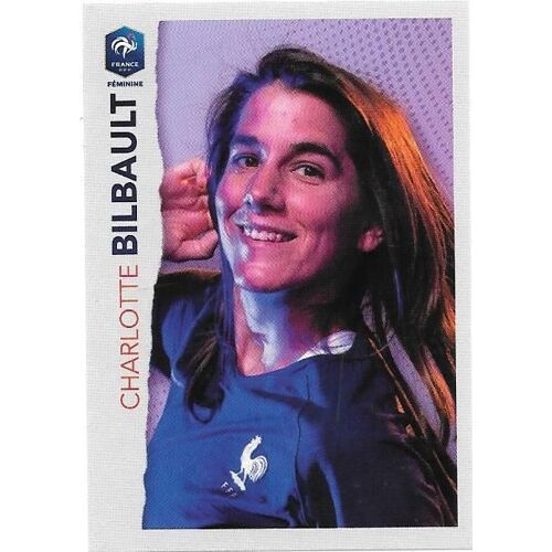 N° 41 -Au Plus Près Des Bleus - Charlotte Bilbault - Panini -Stickers - Intermarché 2020
