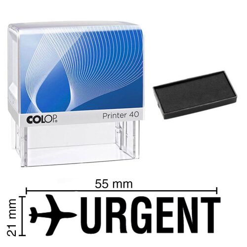 Tampon Encreur Urgent Colop Printer 40 59x23mm Noir