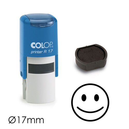Tampon Encreur Smiley Colop Printer R17 17mm Noir