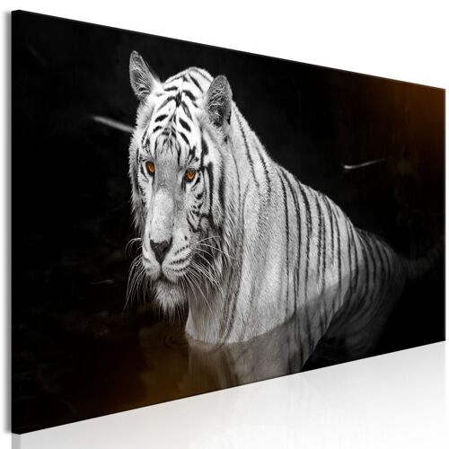 Tableau Imprimé "Shining Tiger Orange Narrow" 40 x 120 cm