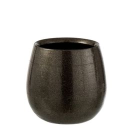 Paris Prix - Cache-Pot En Céramique "Victor" 25cm Vert