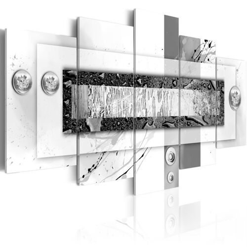Tableau Imprimé "Balance Grise" 50 x 100 cm