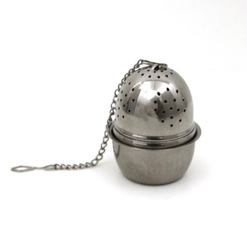 Boule À Thé & Support "Déborde" 5cm Argent