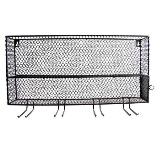 Support Mini Bar À Vin "Rack" 48cm Noir