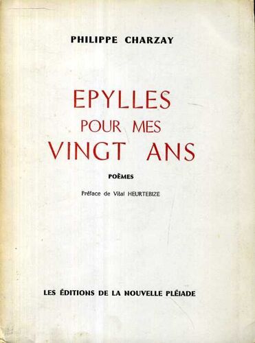 Epylles Pour Mes Vingt Ans