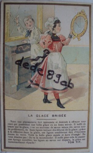 Carte Chromo 19ème . Tom Tit , Arthur Good , Dit (1853-1928) La Science Amusante
