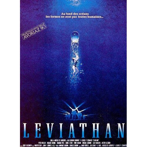 Leviathan - Affiche Originale De Cinéma - Format 60x80 Cm - De George P. Cosmatos Avec Peter Weller, Richard Crenna, Amanda Pays, Daniel Stern, Ernie Hudson, Michael Carmine - Année 1990