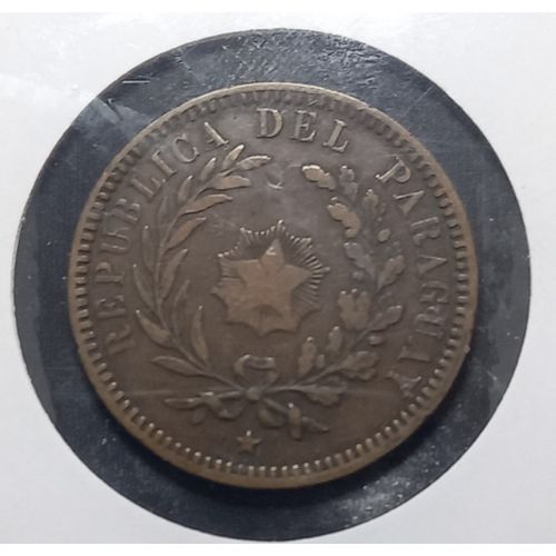 Monnaie Paraguay 2 Centesimos 1870