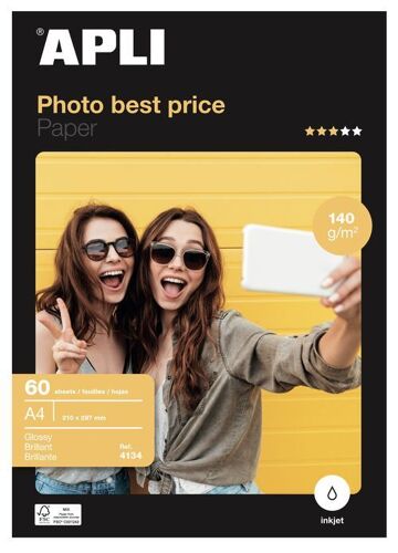 Papier Photo Photobasic A4 135 G 60 Feuilles