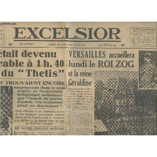 Excelsior N°10396- 3 Juin 1939