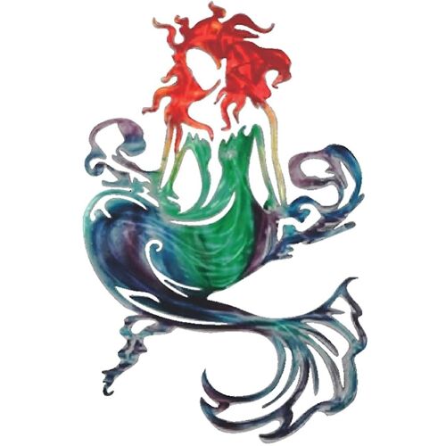 Décoration Murale Créature De Mer En Métal, Dauphin/Poulpe En Métal Spray Décoration Murale, Art Déco Mural En Métal, Verseau