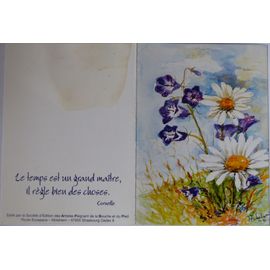 Calendrier De Poche 2010 "Artistes Peignant De La Bouche Et Du Pied"