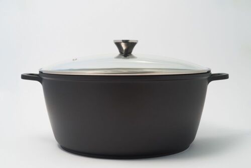 Marmite Baumalu Haute Couvercle Verre 13.4l 36 Cm