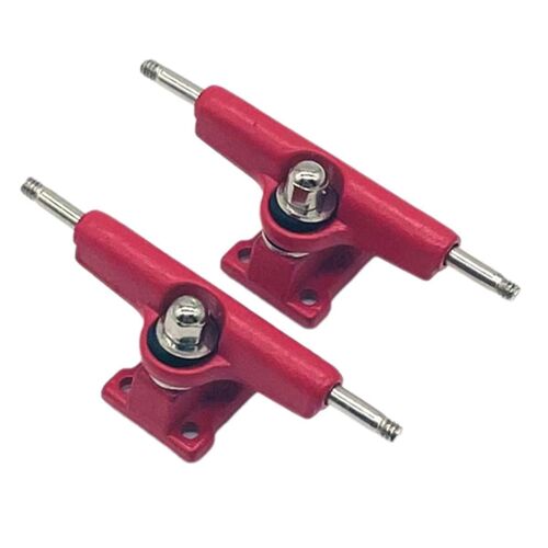 Finger Skateboard Avec Nouveau Cintre Et Base Pour Skateboards À Doigts Professionnels Rouge