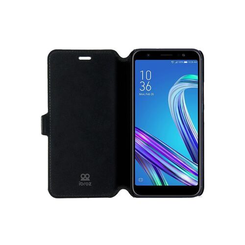 Etui Ibroz Asus Zenfone Max Plus M1 Cuir noir