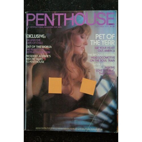 Penthouse Us 1975/10 Anneka De Larenzo Anne Peters Melanie Sutherland Mrs. Hortensia Bussie De Allende