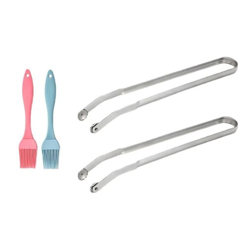2pcs pinces à saucisses,Pinces de cuisine de cuisine,Pinces de barbecue pour grillades,Pinces de grillades de saucisses de barbecue,Pinces de cuisine à long manche