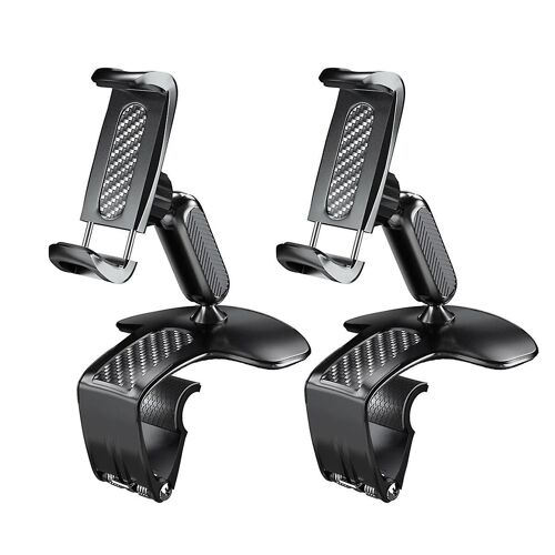 2pcs Car Phone Clip Holder For Dashboard, Multifunctional Car Dashboard Phone Holder For Smartphone
