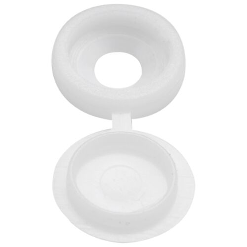 200 Pcs Bouchon à vis en plastique à charnière Tête de vis Couvercles Couvercle à vis Snap-on Remplacement Vis Décoratif