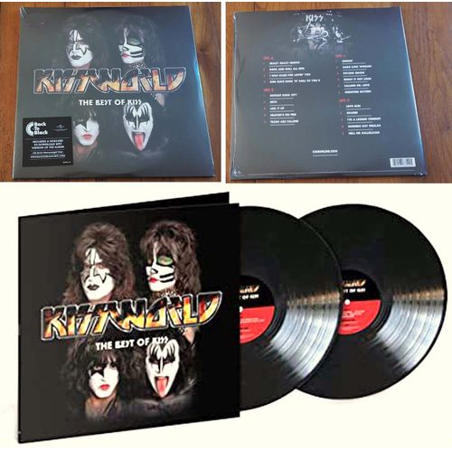 Double 33t Vinyle Kiss " Kiss World The Best Of " 20 Titres 2017