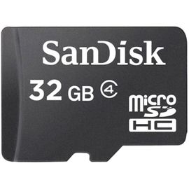 Carte memoire Micro SD HC 32GB - SANDISK