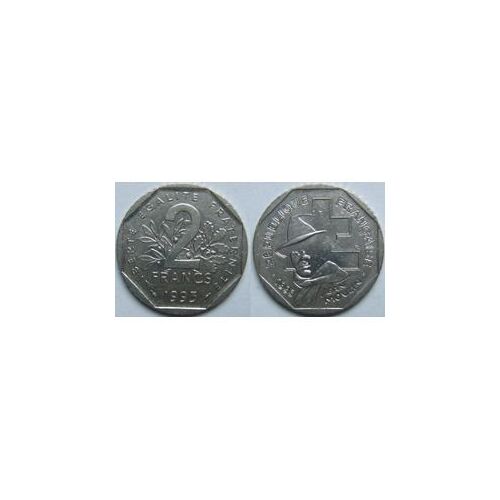 Pièce De 2 Francs Jean Moulin De 1993
