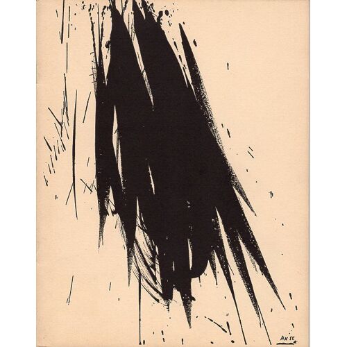 Hans Hartung - Extrait Du N°2 De Quadrum
