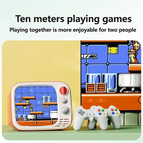 H7 Console de jeu TV nostalgique rétro 3,5 pouces écran 740 jeu classique double joueurs Nostalgic Home TV G