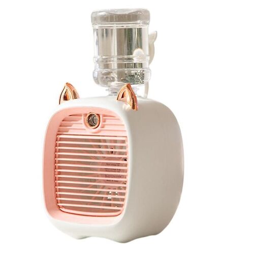 Portable Mini Air Conditioner Fan USB Air Cooler Fan Humidifier 3 Speed 2 Mode Cooler for Office Ho