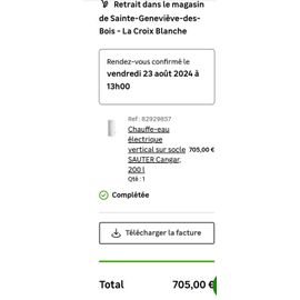 Chauffe eau électrique