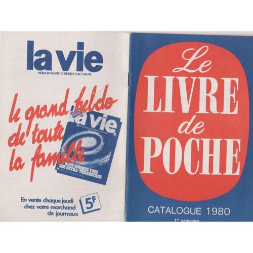 Bibliophage Catalogue 1980 1er Semestre - Livre De Poche