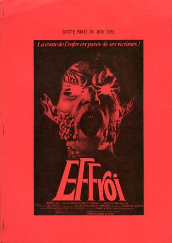 Effroi (Fear No Evil) Dossier De Presse, De Franck Laloggia, Avec Stephan Arngrim, Elizabeth Hoffman