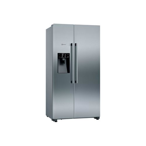Réfrigérateur-congélateur Neff N 70 KA3923IE0 - côte à côte avec distributeur d'eau, distributeur de glaçons - 90.8x70.7x178.7 cm (lxpxh) - 562 litres - classe E - acier inoxydable
