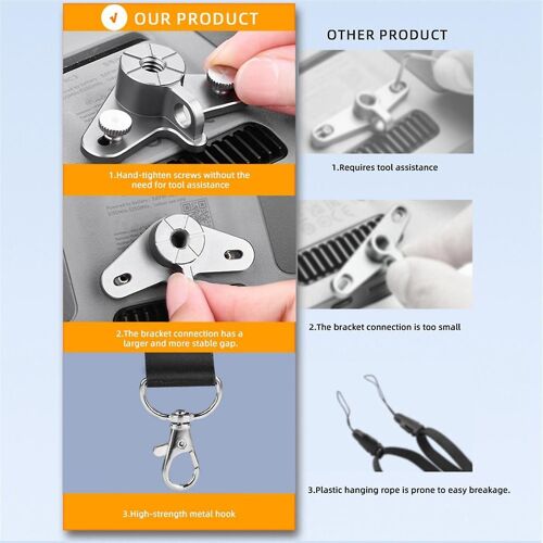 Remote Control Neck Lanyard Strap with Tie Buckle Bracket for /RC Remote Control for Mini 4 Pro Dro