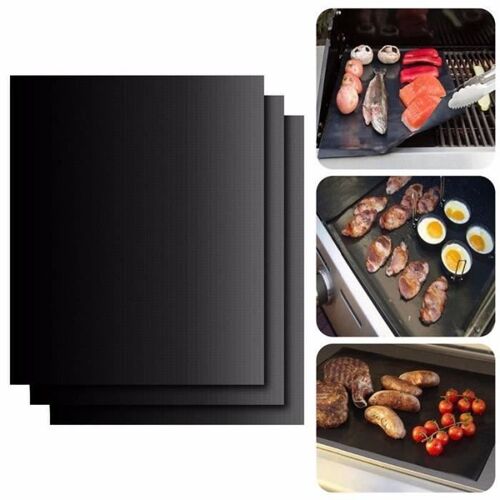 5pcs Tapis grille pour barbecue Tapis de cuisson pour griller ou barbecue 40*33cm Y02392