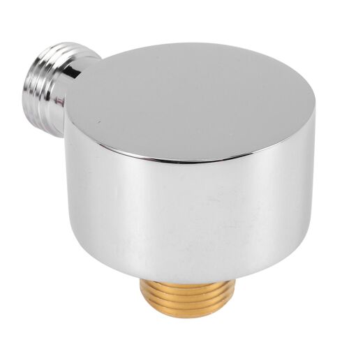 Coude d'alimentation murale, accessoires de connecteur de tuyau de douche à montage mural rond en laiton G1 / 2 pouces de sortie d'eau pour