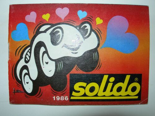 Mini Catalogue Solido  1986