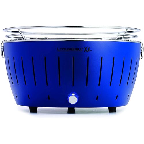 Lotusgrill Barbecue Xl Blue Avec Piles Et Câble D'alimentation Usb