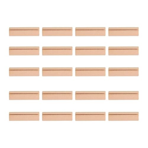 20PCS Bois Place Carte Supports Table En Bois Numéro Supports Signe De Mariage Message Rustique Nom S Présentoir