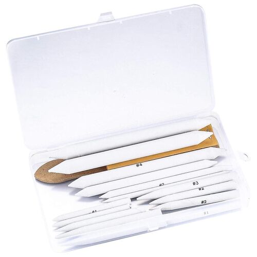 Ensemble De Souches Et De Tortillons De Mélange, Ensemble De 16 Souches De Mélange De Papier, Mélangeurs D'art En Papier Outils De Dessin De Croquis