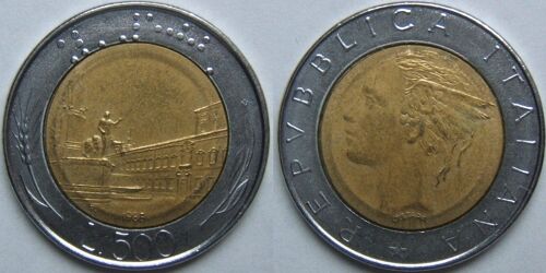 Pièce De 500 Lires Italie 1985
