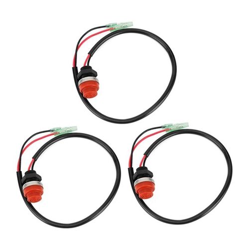 3pcs Bateau Universel Moteur Hors-Bord Moteur Démarrage Interrupteur Sans Clé Bouton-Poussoir Applicable À Tous Pour Les Navires