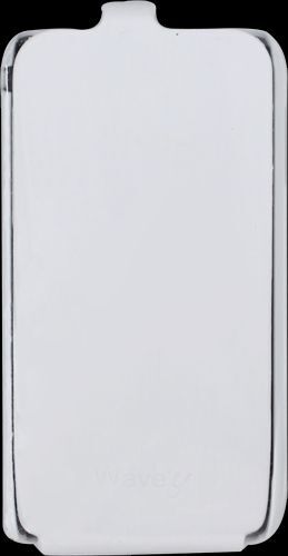 Etui à rabat Samsung blanc pour Wave Y S5380